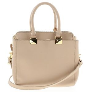 Badgley Mischka Leather Satchel